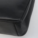 GUCCI Shoulder Bag Leather Black Gold 001 46 1641 Auth 173331-12