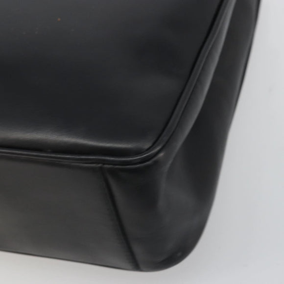GUCCI Shoulder Bag Leather Black Gold 001 46 1641 Auth 173331