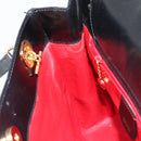 GUCCI Shoulder Bag Leather Black Gold 001 46 1641 Auth 173331-18