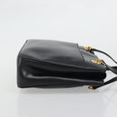 GUCCI Shoulder Bag Leather Black Gold 001 46 1641 Auth 173331-4
