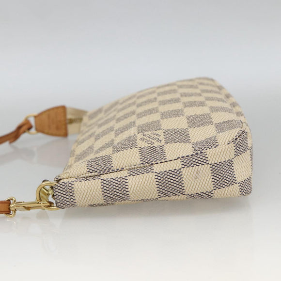 LOUIS VUITTON Damier Azur Pochette Accessoires Pouch N41207 LV Auth 173343A
