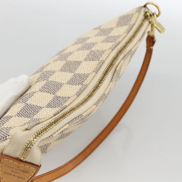 LOUIS VUITTON Damier Azur Pochette Accessoires Pouch N41207 LV Auth 173343A