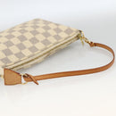 LOUIS VUITTON Damier Azur Pochette Accessoires Pouch N41207 LV Auth 173343A-7