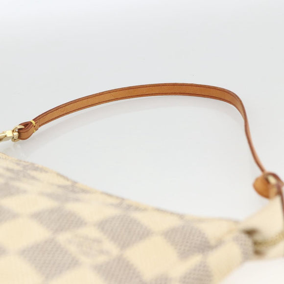 LOUIS VUITTON Damier Azur Pochette Accessoires Pouch N41207 LV Auth 173343A