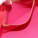LOUIS VUITTON Monogram Vernis Fluo Reade PM Bag Pink Orange M91903 Auth 173366A-19