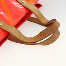 LOUIS VUITTON Monogram Vernis Fluo Reade PM Bag Pink Orange M91903 Auth 173366A-7