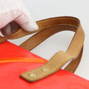 LOUIS VUITTON Monogram Vernis Fluo Reade PM Bag Pink Orange M91903 Auth 173366A-8