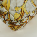 FENDI Zucca Canvas Fenderche VERSACE Mamma Baguette Bag White Auth 173367SAM-18