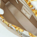 FENDI Zucca Canvas Fenderche VERSACE Mamma Baguette Bag White Auth 173367SAM-11