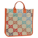 GUCCI Children's GG Canvas Hand Bag Beige 550763 Auth 173368M-1