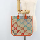 GUCCI Children's GG Canvas Hand Bag Beige 550763 Auth 173368M-22