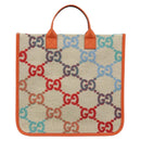 GUCCI Children's GG Canvas Hand Bag Beige 550763 Auth 173368M-2