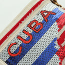 CHANEL Boy Chanel 28 Cuba Chain Sequin Bag Leather Gold CC Auth 173370SAM-20
