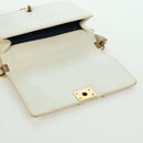 CHANEL Boy Chanel 28 Cuba Chain Sequin Bag Leather Gold CC Auth 173370SAM-23