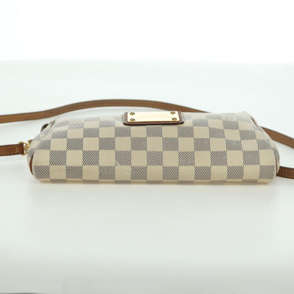 LOUIS VUITTON Damier Azur Eva Shoulder Bag 2way N55214 LV Auth 173374A