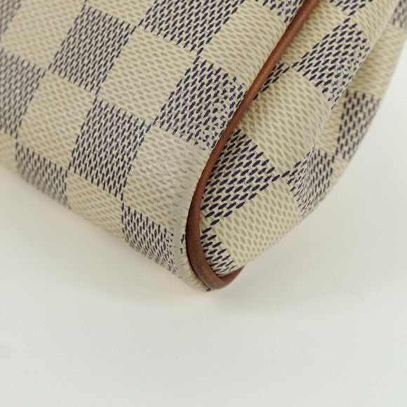 LOUIS VUITTON Damier Azur Eva Shoulder Bag 2way N55214 LV Auth 173374A