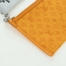 LOUIS VUITTON Monogram Flat Messenger Shoulder Bag Yellow M44640 Auth 173381SAM-21