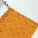 LOUIS VUITTON Monogram Flat Messenger Shoulder Bag Yellow M44640 Auth 173381SAM-22