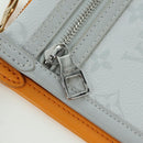 LOUIS VUITTON Monogram Flat Messenger Shoulder Bag Yellow M44640 Auth 173381SAM-24