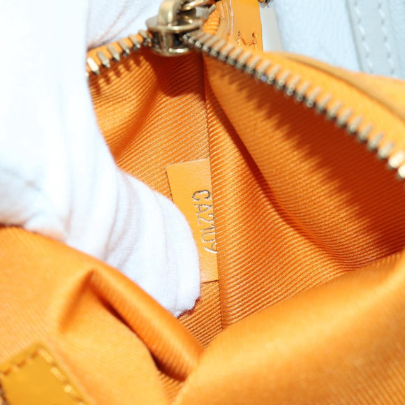 LOUIS VUITTON Monogram Flat Messenger Shoulder Bag Yellow M44640 Auth 173381SAM