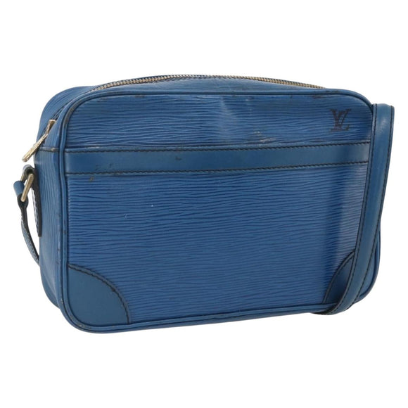 LOUIS VUITTON Epi Trocadero 23 Umhängetasche Blau M52305 LV Auth 173383
