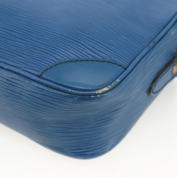 LOUIS VUITTON Epi Trocadero 23 Umhängetasche Blau M52305 LV Auth 173383