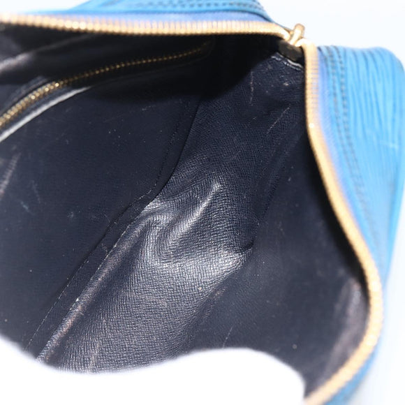 LOUIS VUITTON Epi Trocadero 23 Umhängetasche Blau M52305 LV Auth 173383