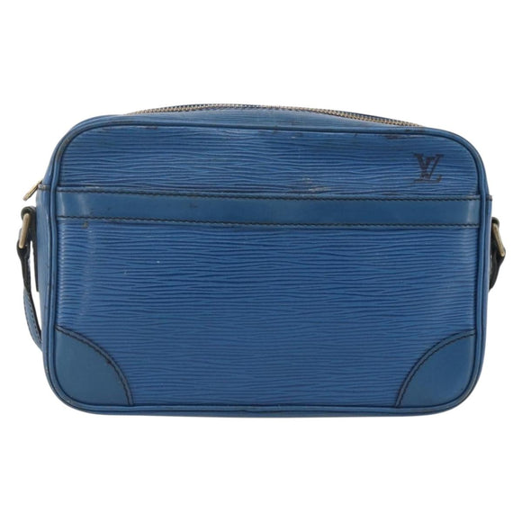 LOUIS VUITTON Epi Trocadero 23 Umhängetasche Blau M52305 LV Auth 173383