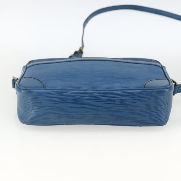 LOUIS VUITTON Epi Trocadero 23 Umhängetasche Blau M52305 LV Auth 173383