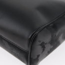 Salvatore Ferragamo Gancini Shoulder Bag Leather Black Silver Auth 173384-12