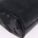 Salvatore Ferragamo Gancini Shoulder Bag Leather Black Silver Auth 173384-13
