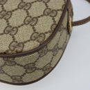 GUCCI GG Supreme Web Sherry Line Bag PVC Beige 007 58 6112 4002 Auth 173387-10