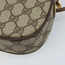 GUCCI GG Supreme Web Sherry Line Bag PVC Beige 007 58 6112 4002 Auth 173387-12
