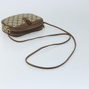 GUCCI GG Supreme Web Sherry Line Bag PVC Beige 007 58 6112 4002 Auth 173387-7