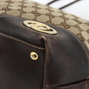 GUCCI GG Canvas Abbey Tote Bag Beige Gold 169946 Auth 173390-10