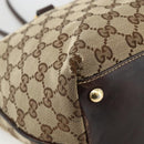 GUCCI GG Canvas Abbey Tote Bag Beige Gold 169946 Auth 173390-11