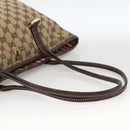 GUCCI GG Canvas Abbey Tote Bag Beige Gold 169946 Auth 173390-7
