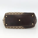 GUCCI GG Canvas Abbey Tote Bag Beige Gold 169946 Auth 173390-9