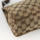 GUCCI GG Canvas Umhängetasche Beige Silber 120841 Original 173391-11