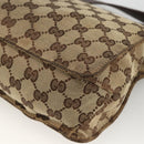 GUCCI GG Canvas Umhängetasche Beige Silber 120841 Original 173391-12