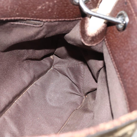 GUCCI GG Canvas Umhängetasche Beige Silber 120841 Original 173391