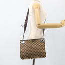 GUCCI GG Canvas Umhängetasche Beige Silber 120841 Original 173391-22
