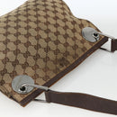 GUCCI GG Canvas Umhängetasche Beige Silber 120841 Original 173391-6