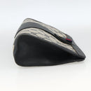 GUCCI GG Supreme Sherry Line Clutch Bag PVC Navy Red 89 01 032 Auth 173392-5