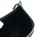 BALENCIAGA Clutch Bag Leather Black Silver Auth 173393A-19