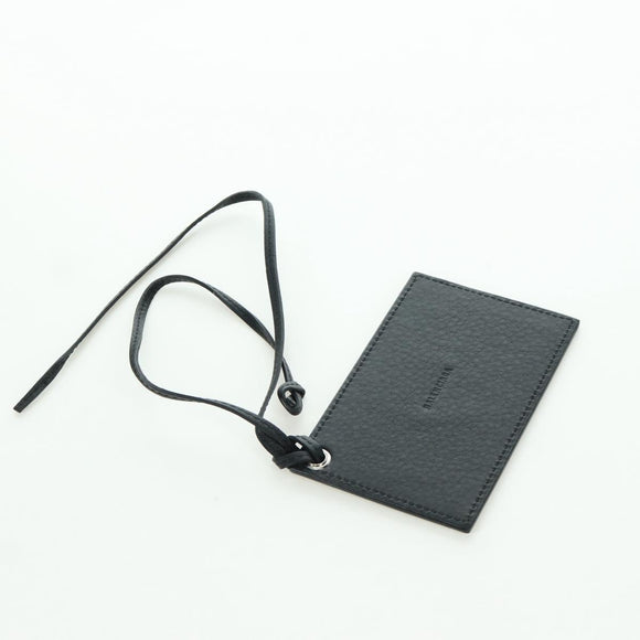 BALENCIAGA Clutch Bag Leather Black Silver Auth 173393A