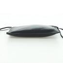 BALENCIAGA Clutch Bag Leather Black Silver Auth 173393A-6