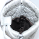 GUCCI Micro GG Canvas Guccissima Pouch Leather Silver 281982 Auth 173400V-17
