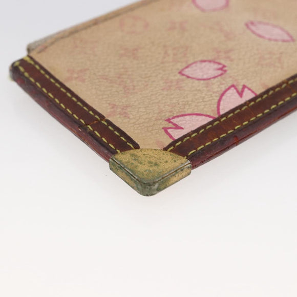 LOUIS VUITTON Monogram Cherry Blossom Pochette Cles Purse M92016 Auth 173411