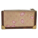 LOUIS VUITTON Monogram Cherry Blossom Pochette Cles Purse M92016 Auth 173411-2